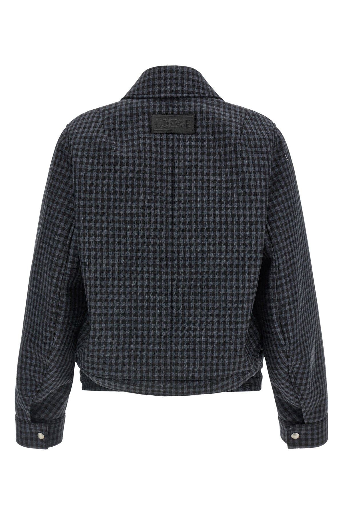 the loewe jacket redefines the codes of outerwear through a relaxed silhouette a