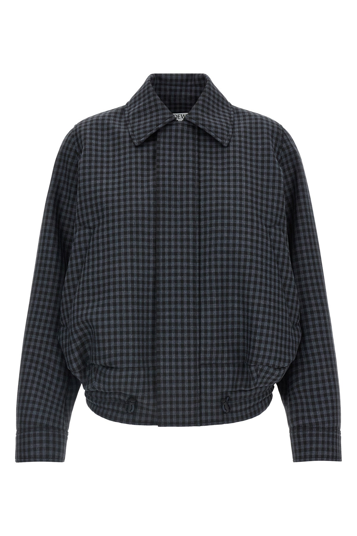 the loewe jacket redefines the codes of outerwear through a relaxed silhouette a