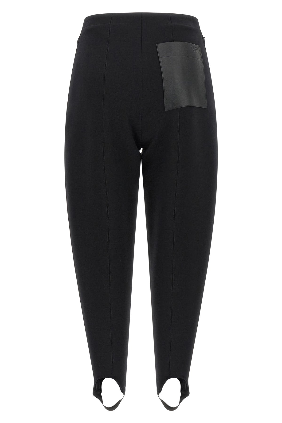 the black loewe trousers define a new concept of contemporary tailoring
