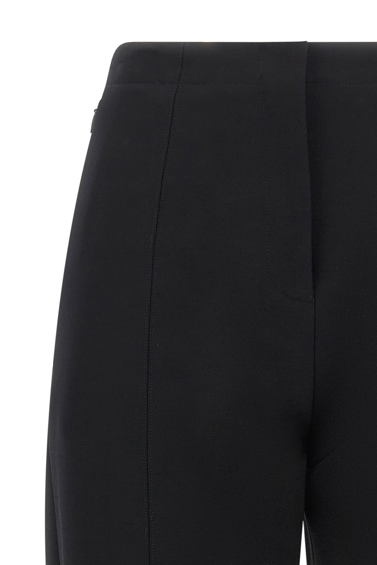 the black loewe trousers define a new concept of contemporary tailoring