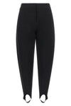 the black loewe trousers define a new concept of contemporary tailoring