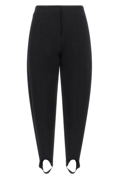 the black loewe trousers define a new concept of contemporary tailoring