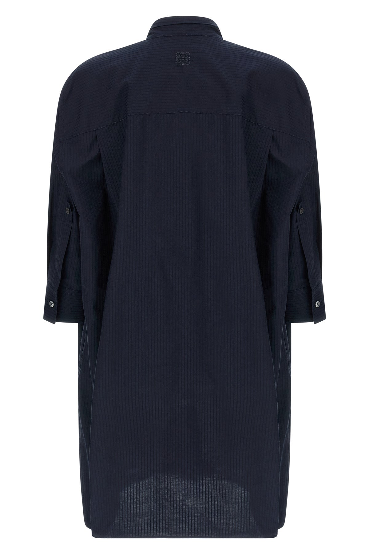mini dress in lightweight textured cotton poplin