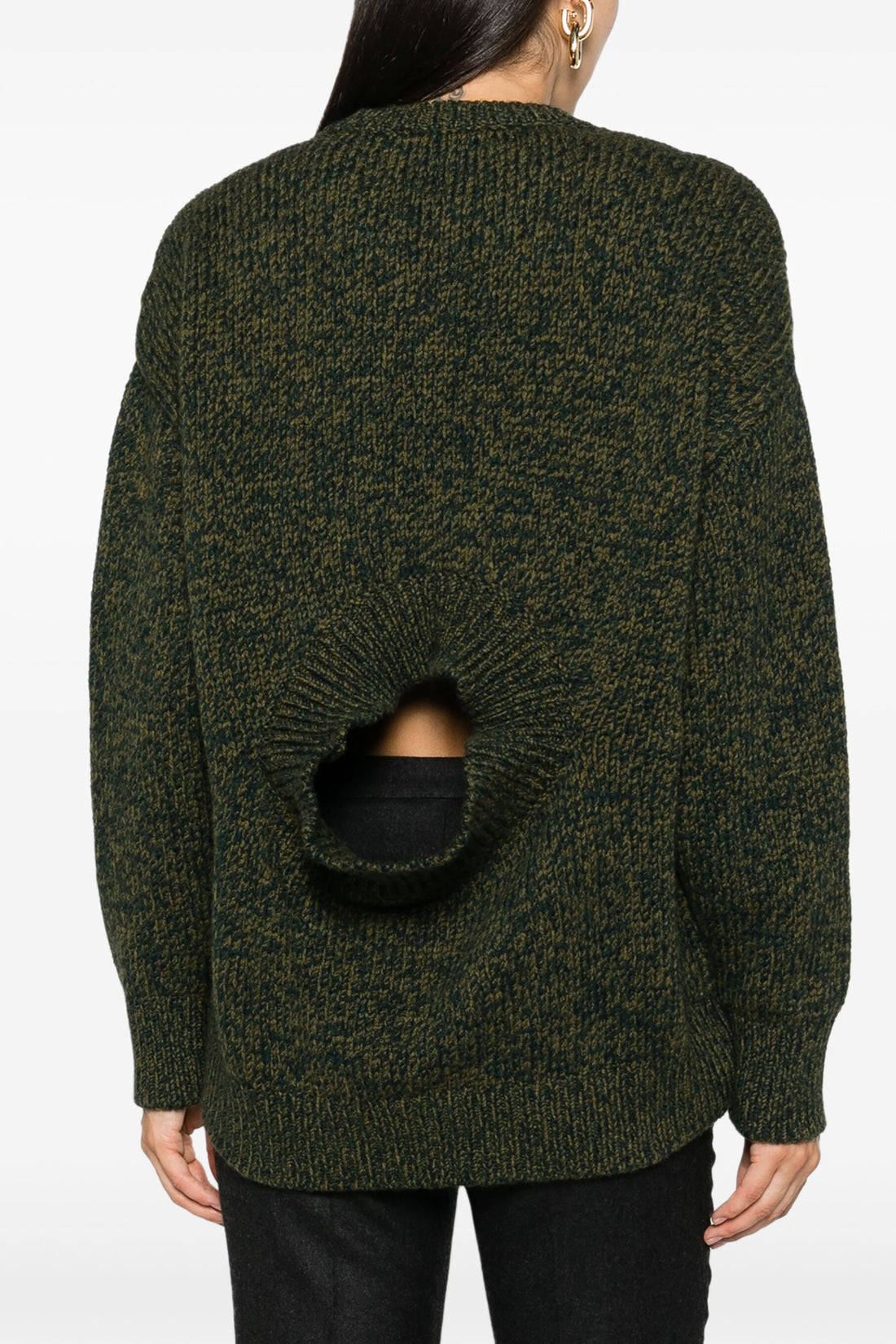 LOEWE S melange wool sweater