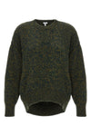 melange wool sweater