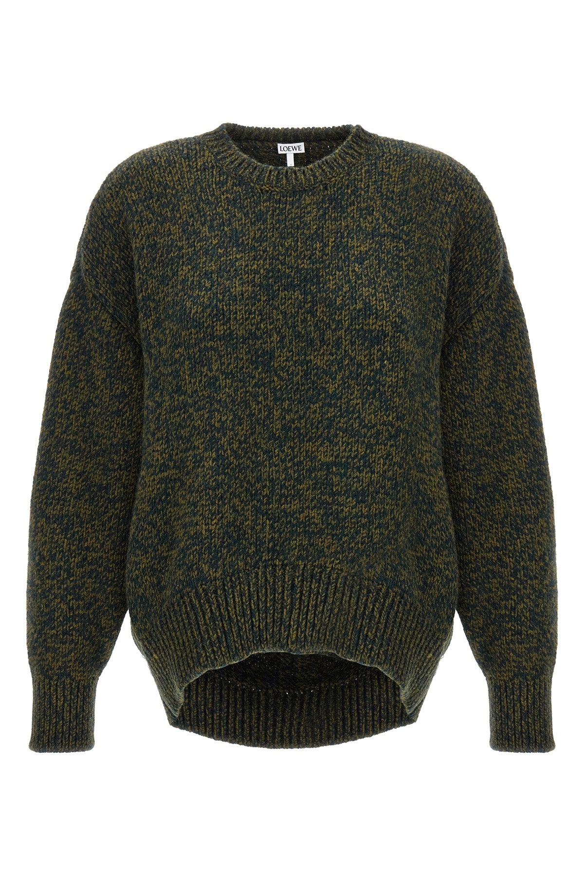 melange wool sweater