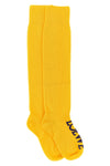 loewe high socks redefine the everyday accessory through a vibrant yellow hue an