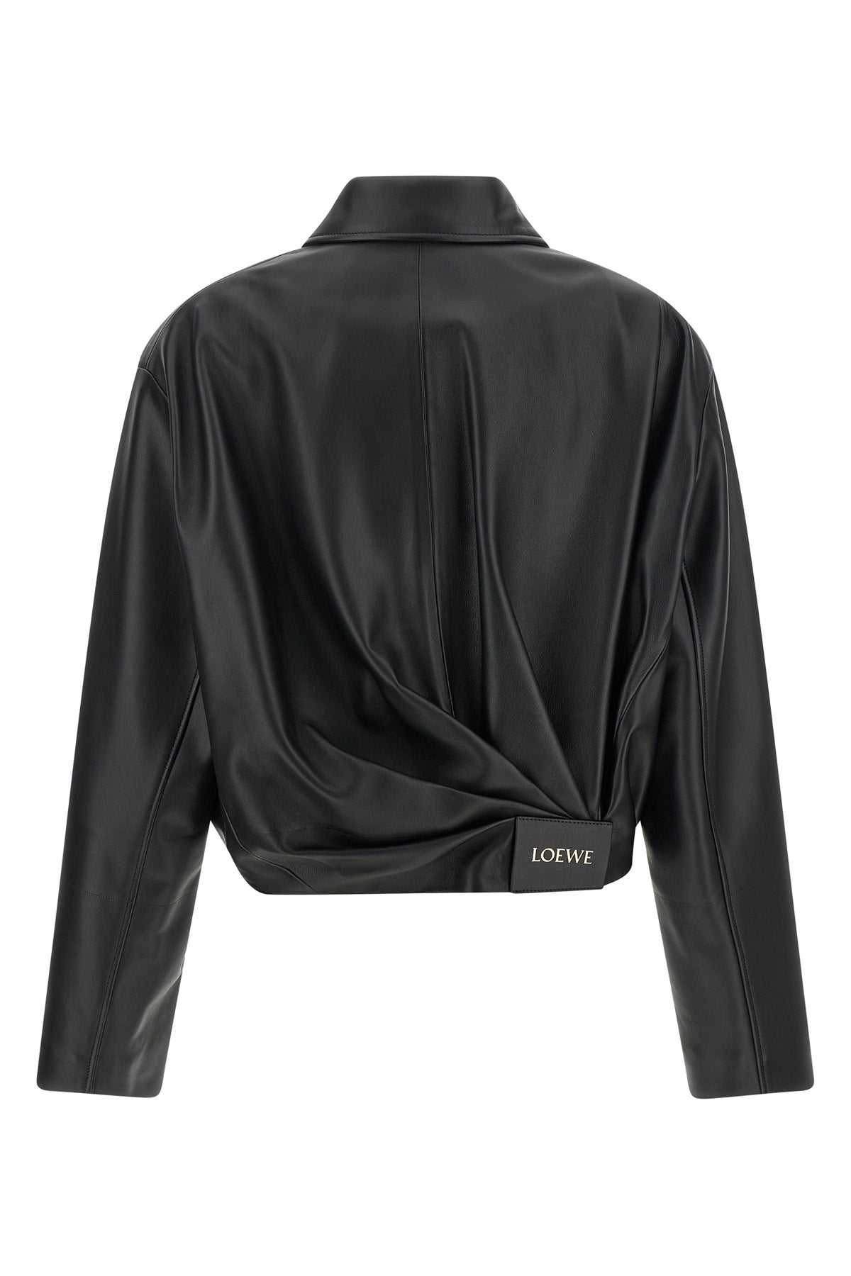 the jacket loewe redefines the outerwear through a sculptural vision