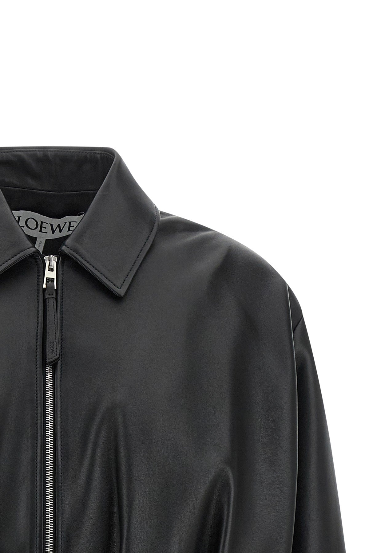 the jacket loewe redefines the outerwear through a sculptural vision