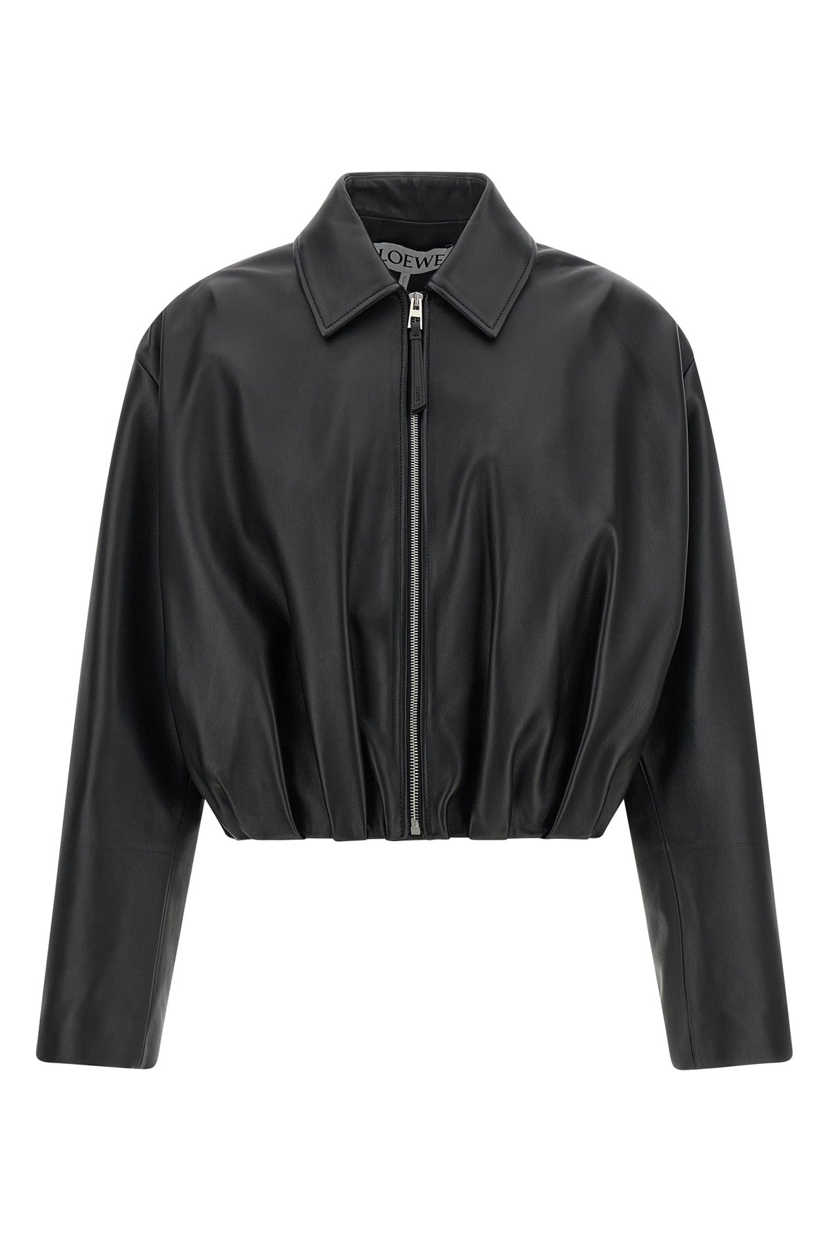 the jacket loewe redefines the outerwear through a sculptural vision