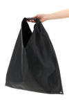 japanese classic handbag in leather-effect fabric