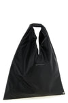 japanese classic handbag in leather-effect fabric