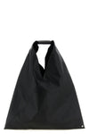 japanese classic handbag in leather-effect fabric