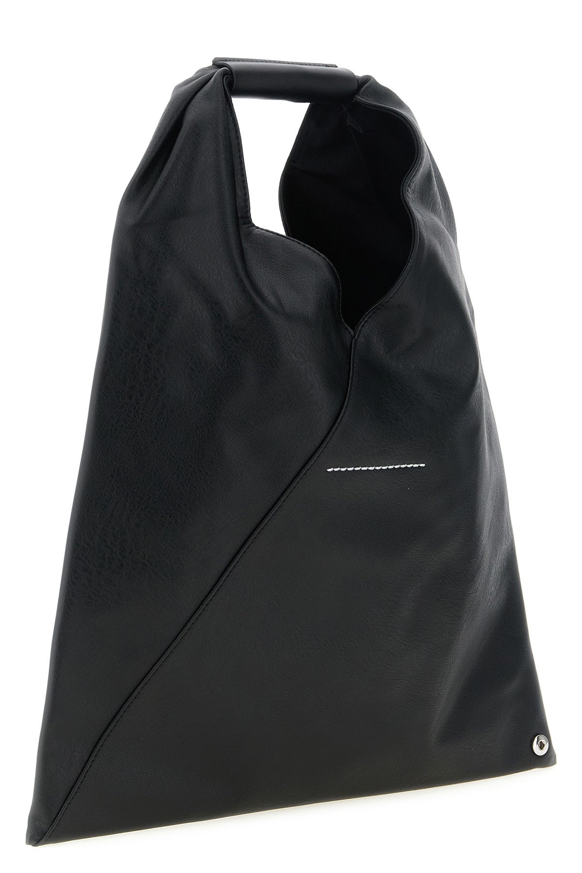 the black maison margiela japanese classic small mm6 handbag stands out for it