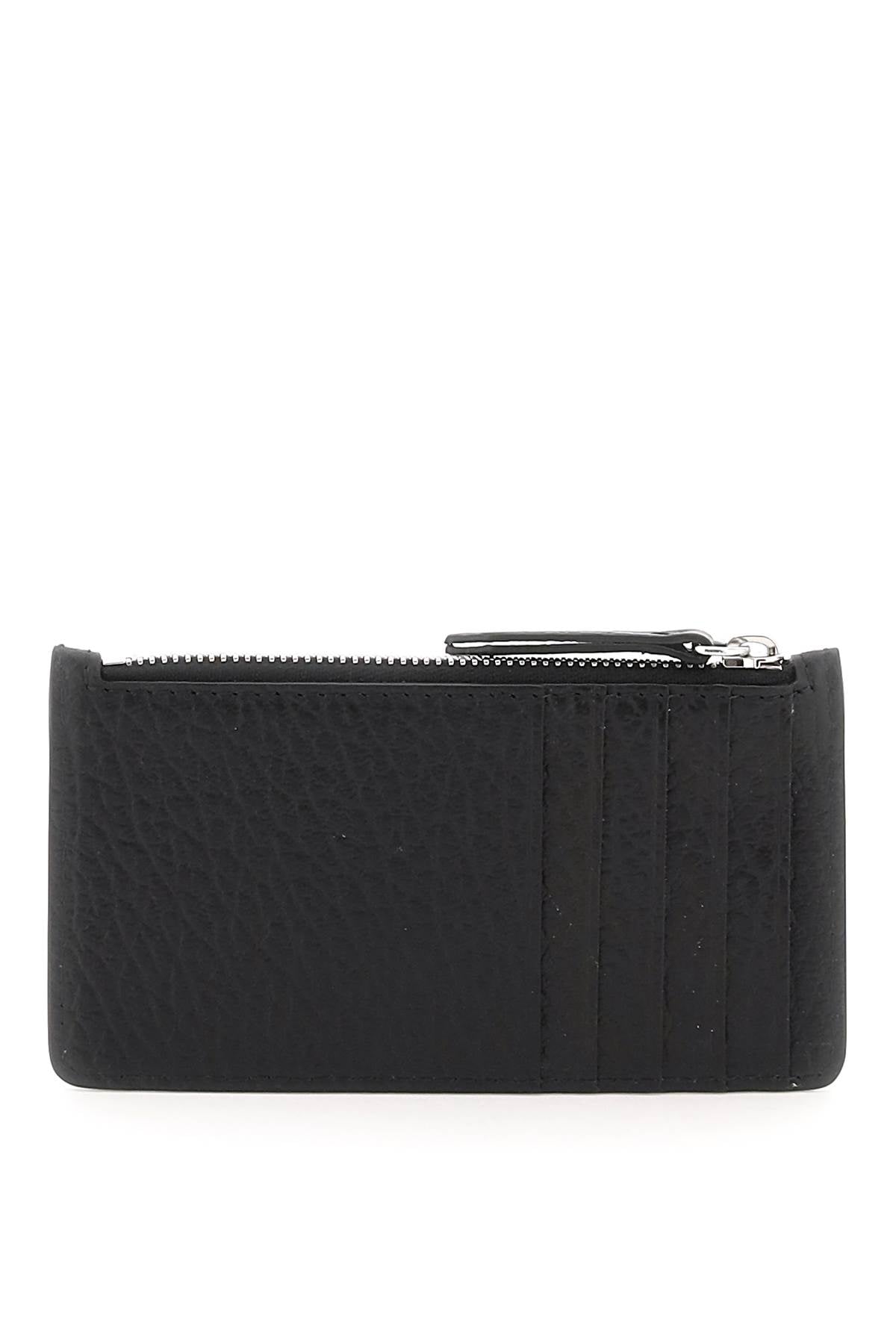 leather zipped cardholder