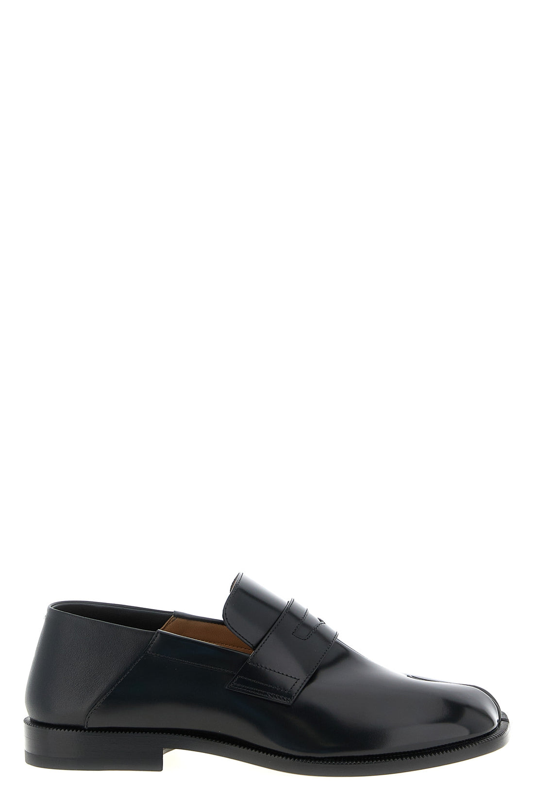 MAISON MARGIELA 41 tabi loafers in shiny leather