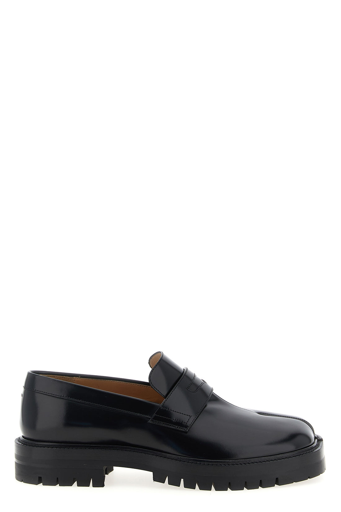 MAISON MARGIELA 40 brushed calf leather loafers