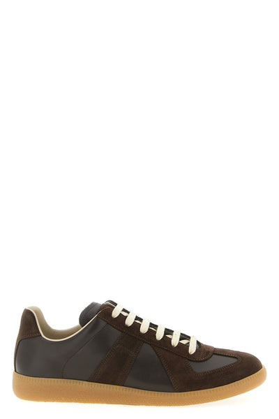 replica leather sneakers