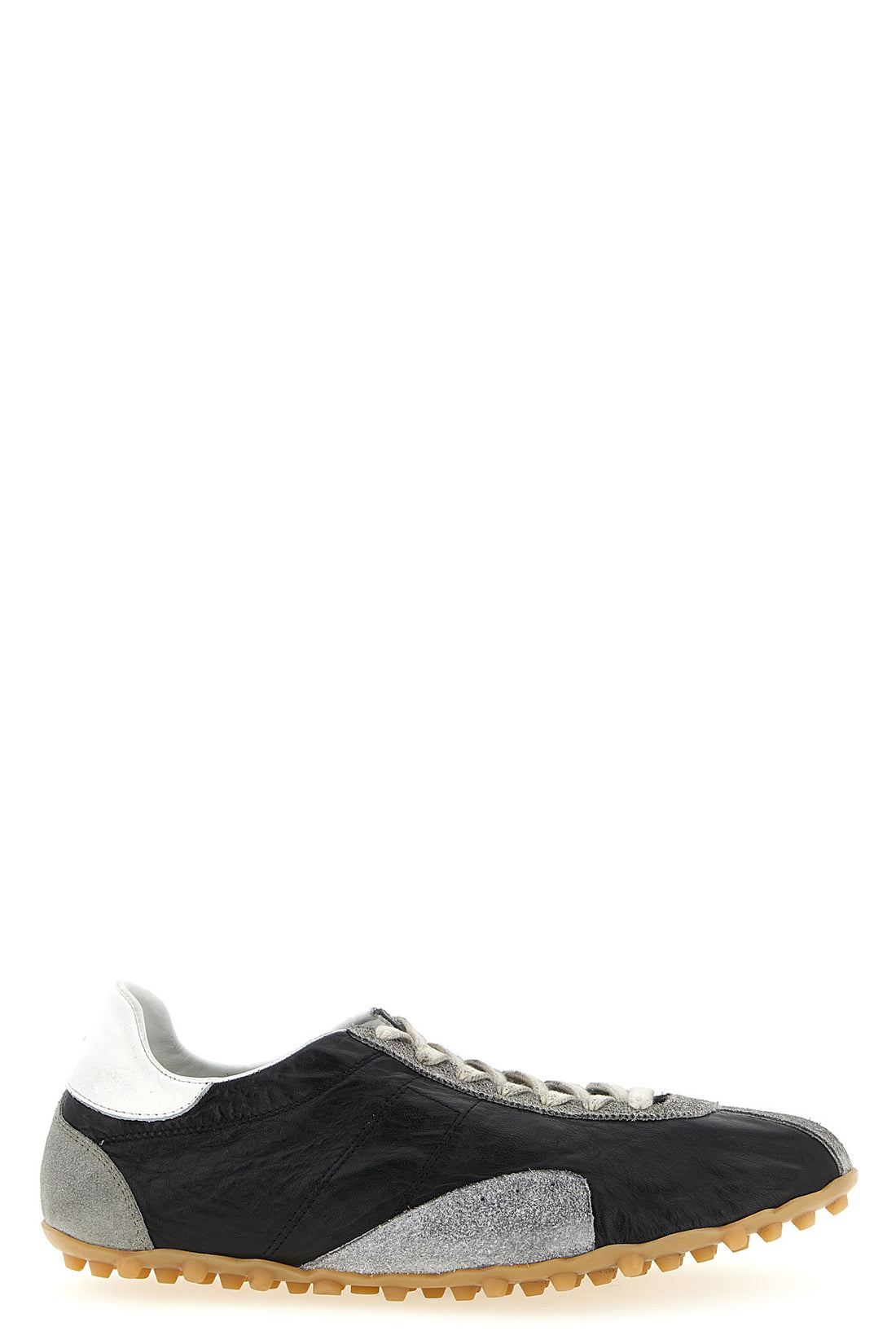 MAISON MARGIELA 40 sprinters long-haired suede sneakers