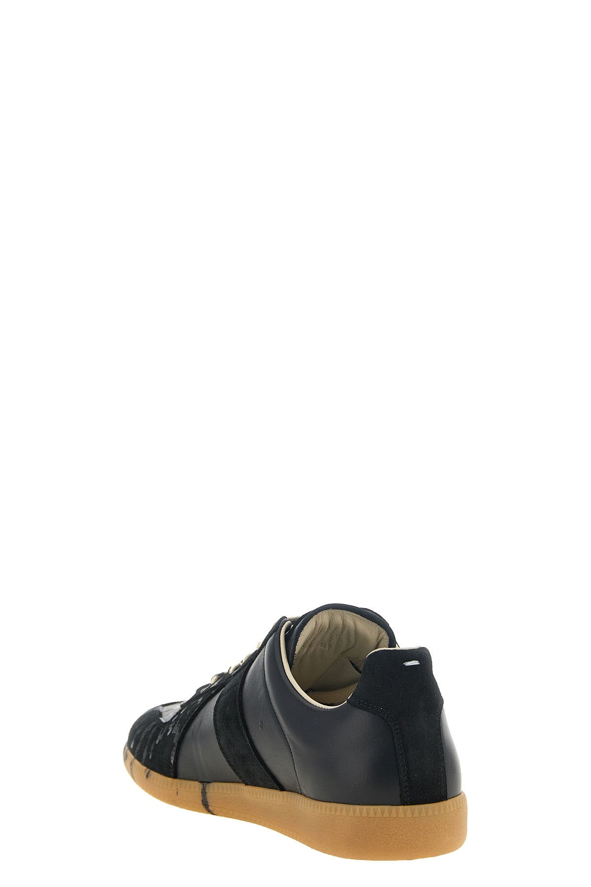 maison margiela replica leather sneakers