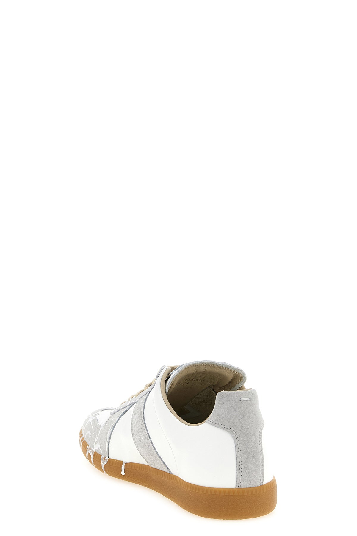 maison margiela replica sneakers stand out for their low-top structured constr