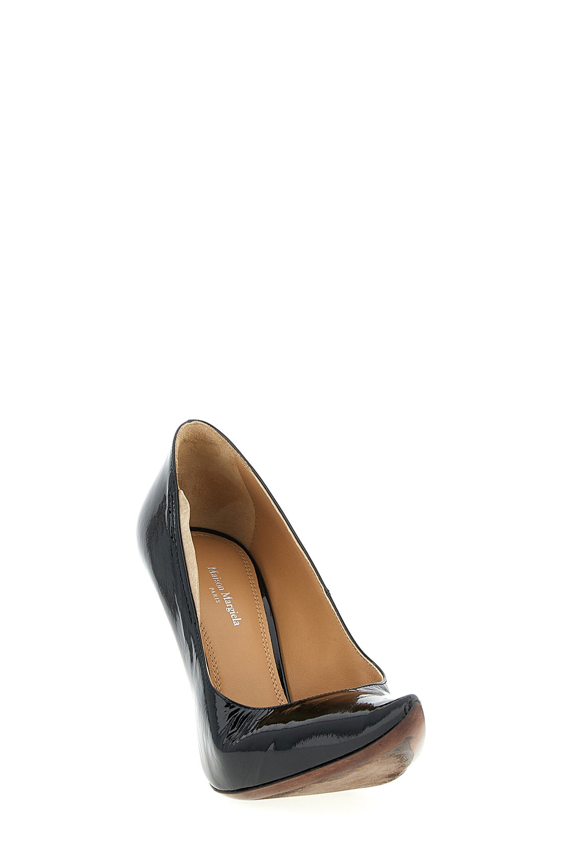 MAISON MARGIELA 37 loved to death pumps in glossy patent goat leather