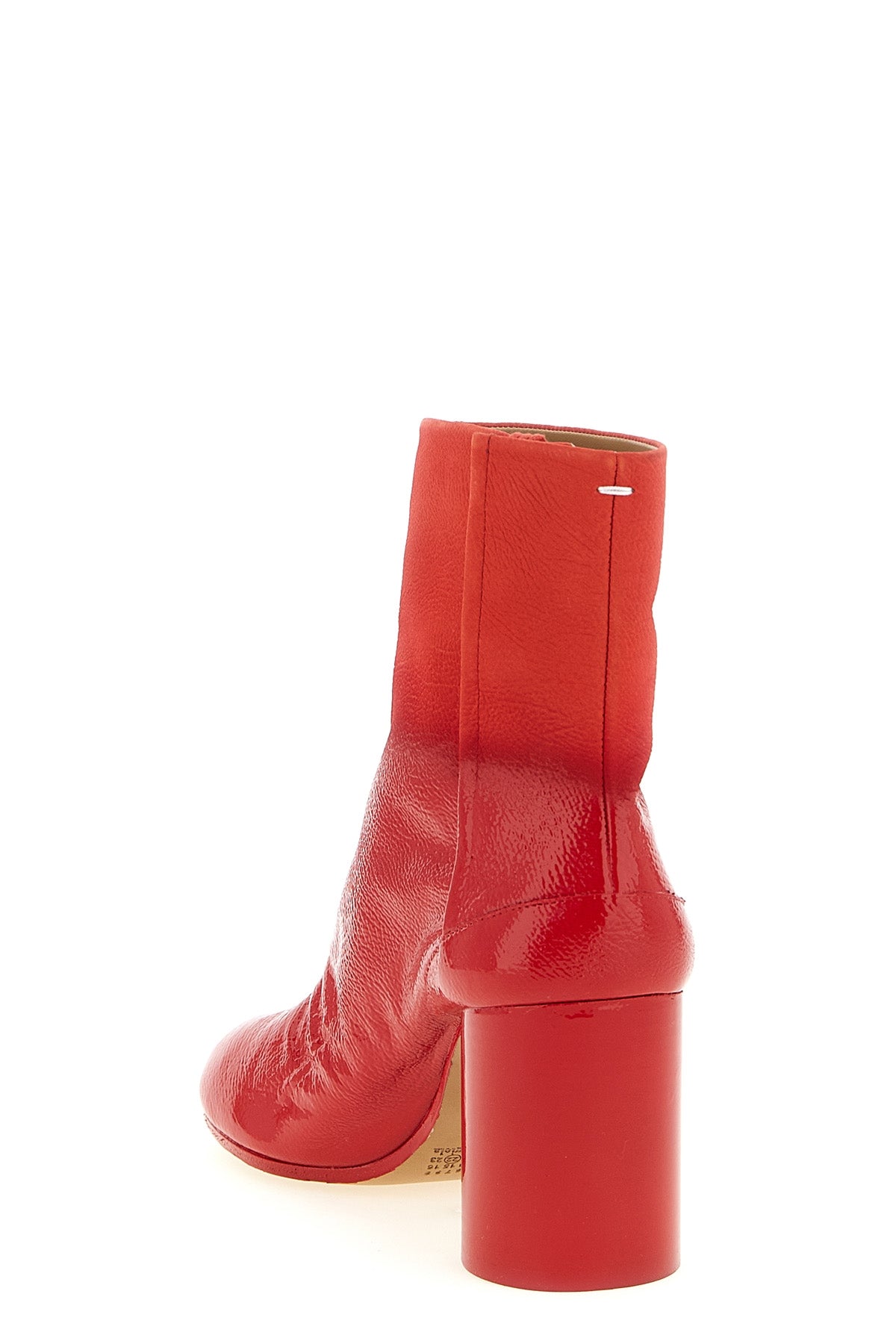 matte leather ankle boots