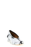 the maison margiela tabi ballet flats in fine lambskin are distinguished by thei