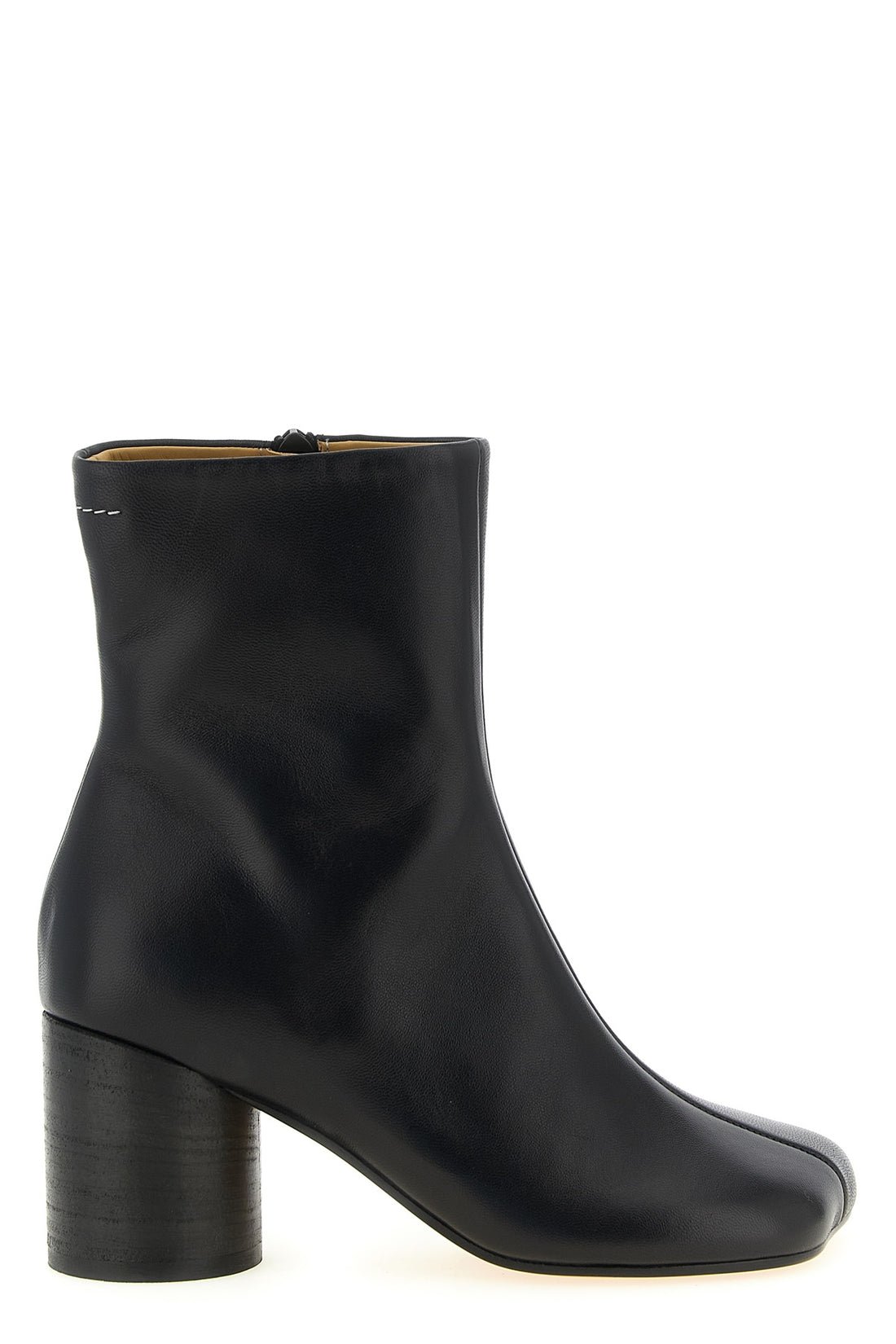 MM6 35.5 the mm6 maison margiela ankle boot redefines contemporary footwear through a rig