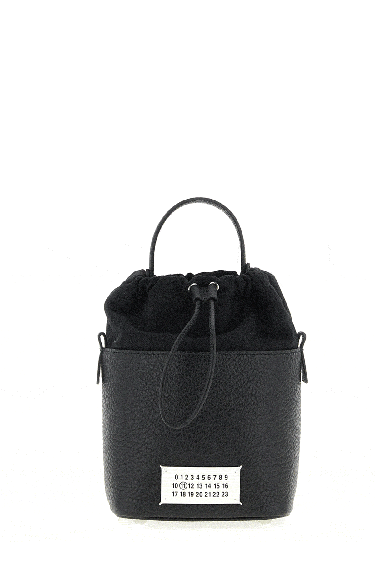 maison margiela leather bucket bag