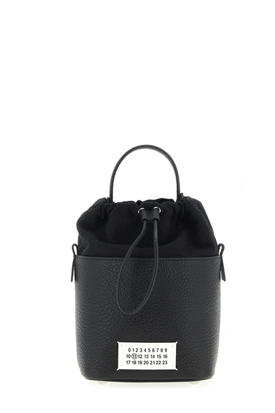 maison margiela leather bucket bag