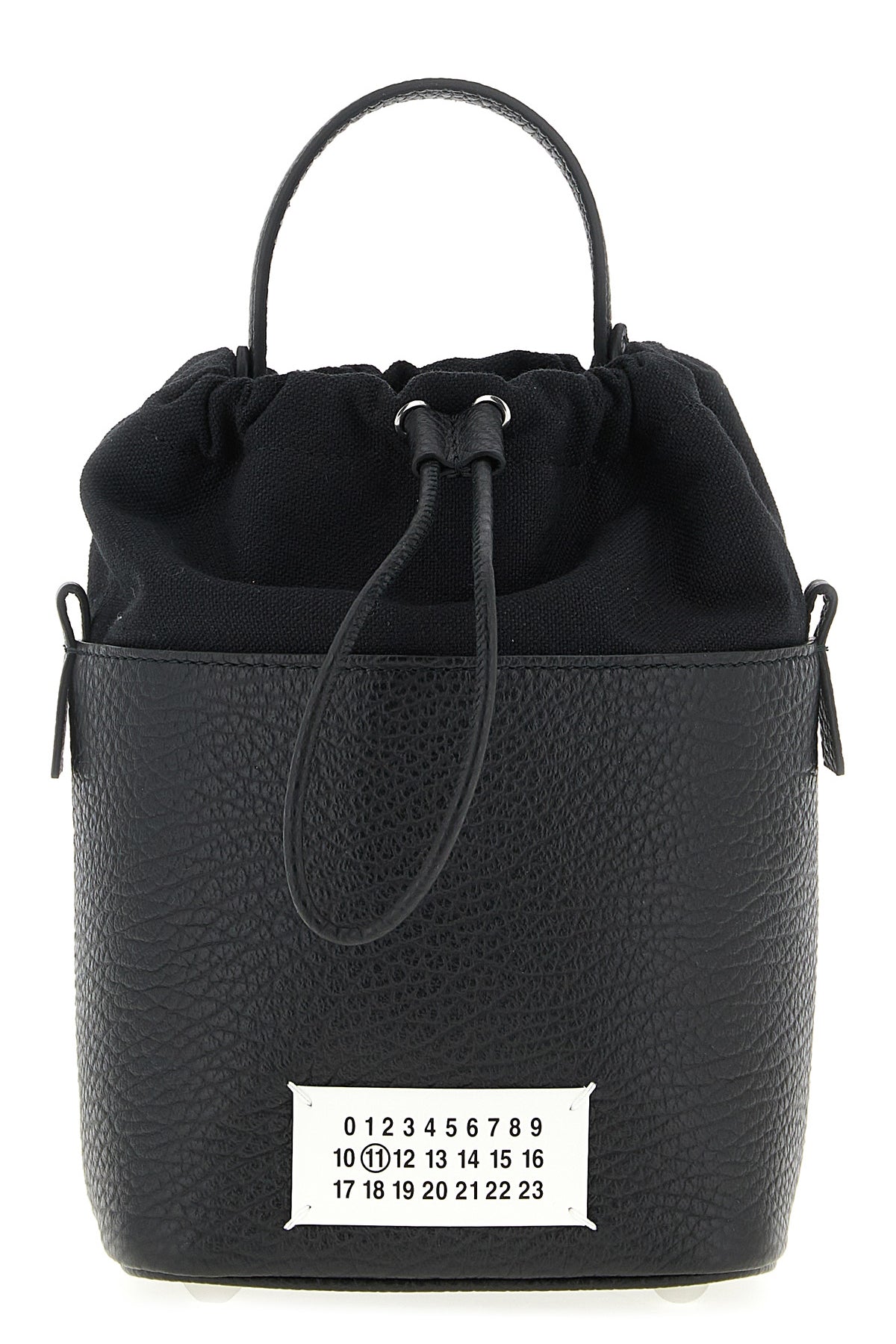 maison margiela leather bucket bag