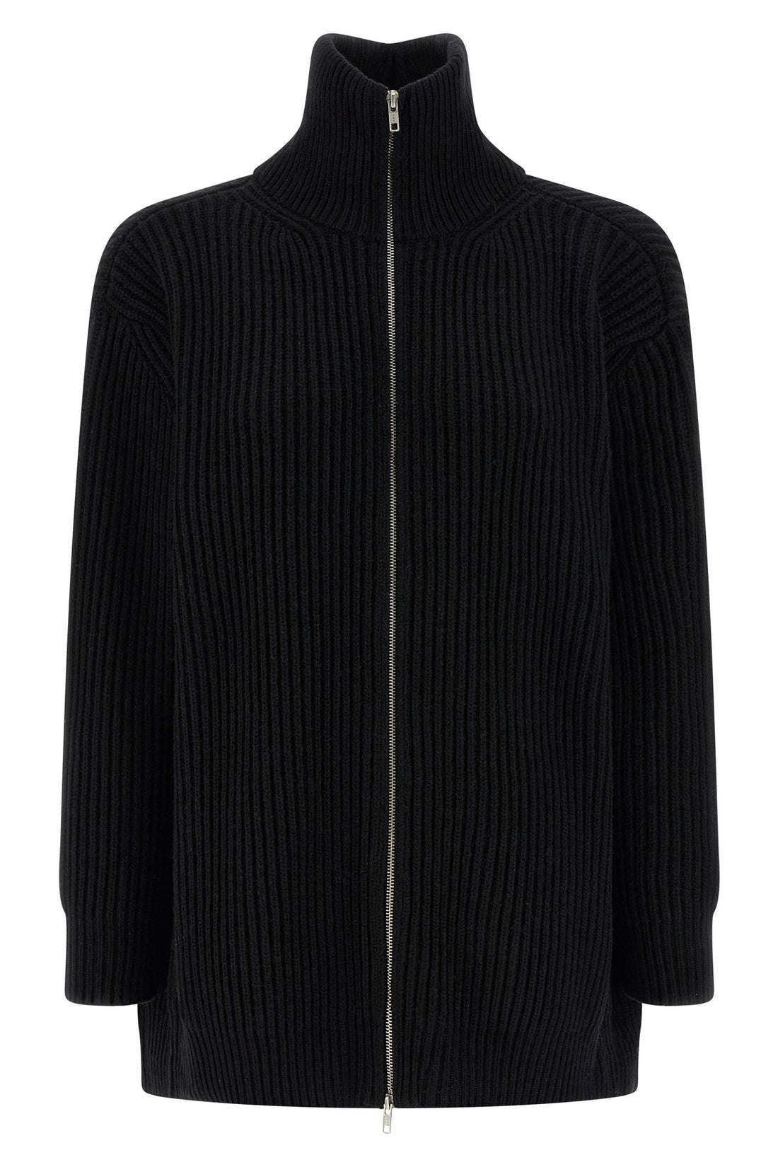 MM6 S cardigan mini ribbed wool knit dress