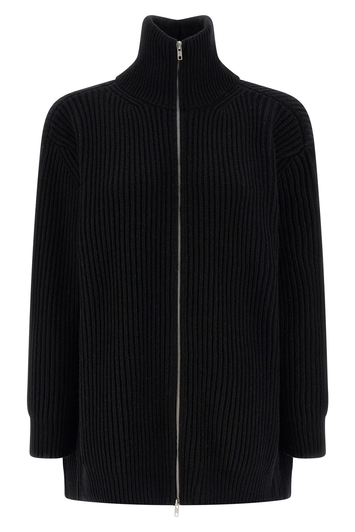 cardigan mini ribbed wool knit dress