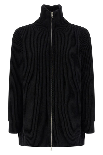 cardigan mini ribbed wool knit dress