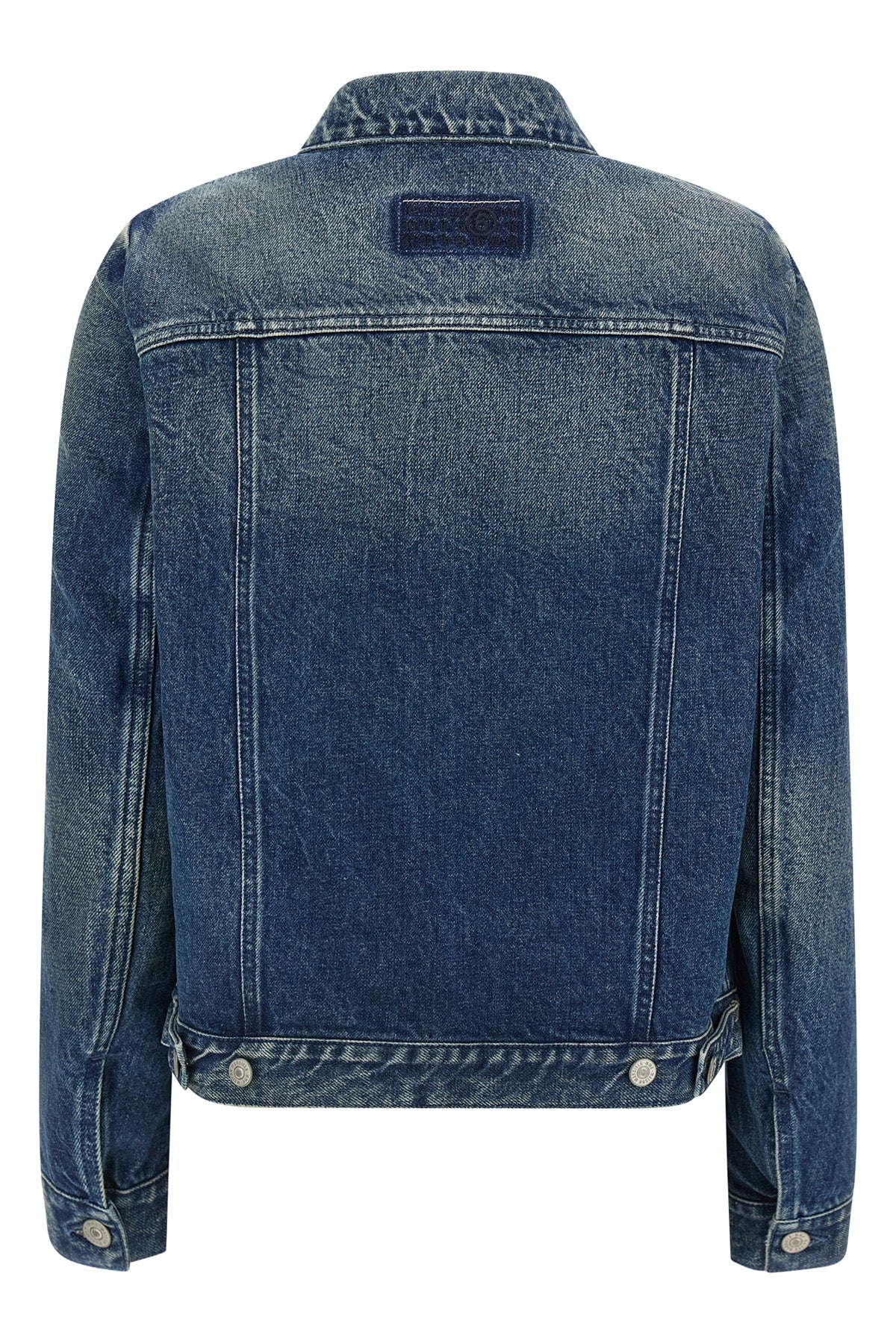 stone-washed cotton denim jacket