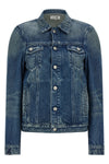 stone-washed cotton denim jacket