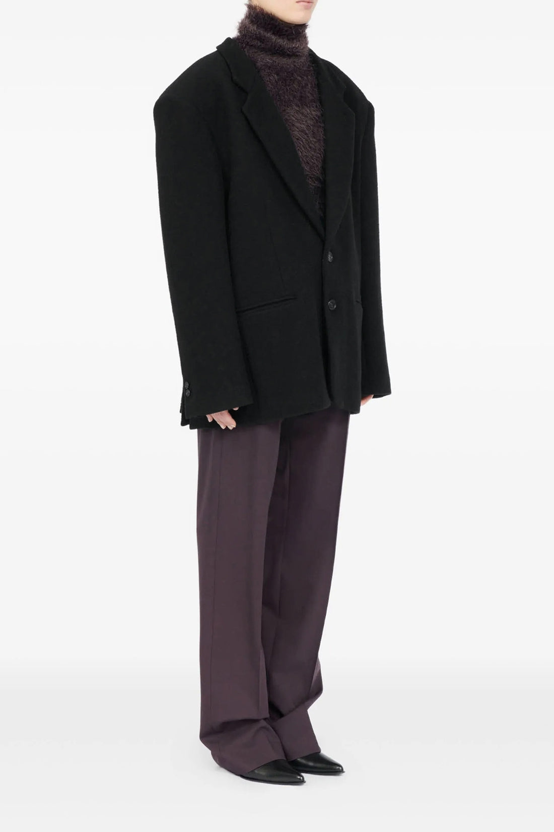 MM6 38 single-breasted wool blazer