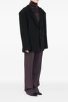 single-breasted wool blazer