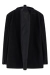 single-breasted wool blazer