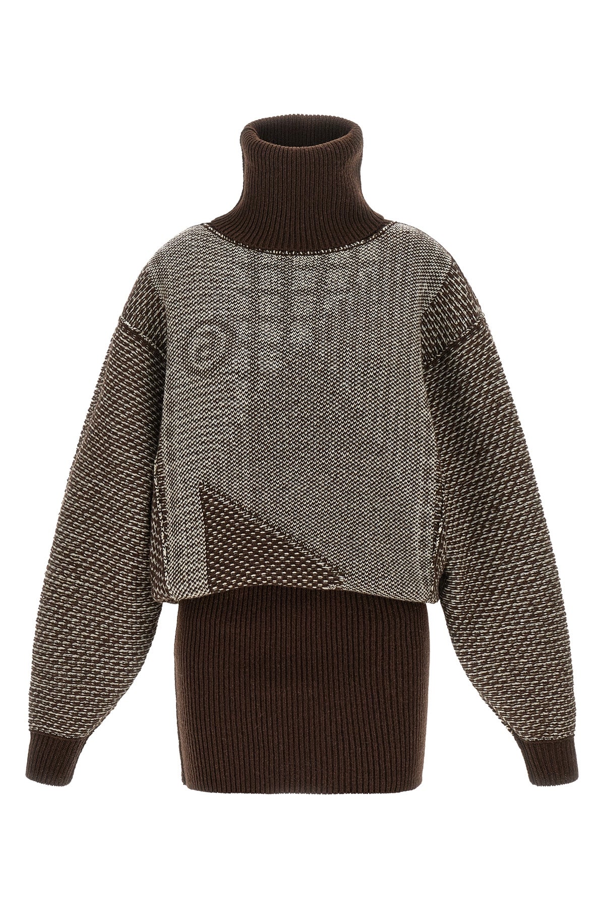 maison margielas mm6 reversible mini dress redefines the volumes of contemporar