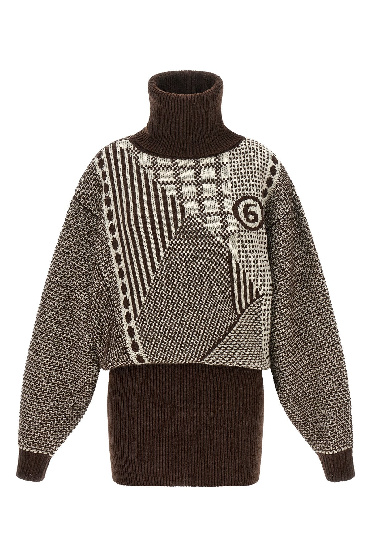 maison margielas mm6 reversible mini dress redefines the volumes of contemporar
