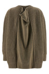 ribbed wool knit mini dress