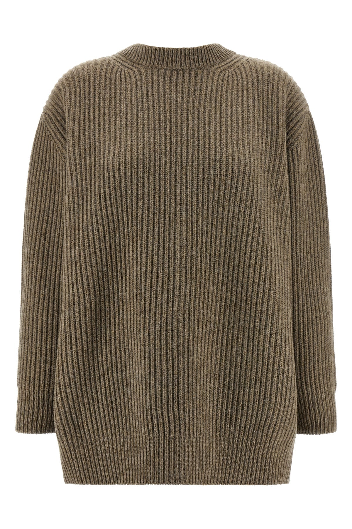 ribbed wool knit mini dress
