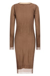 double layer midi dress