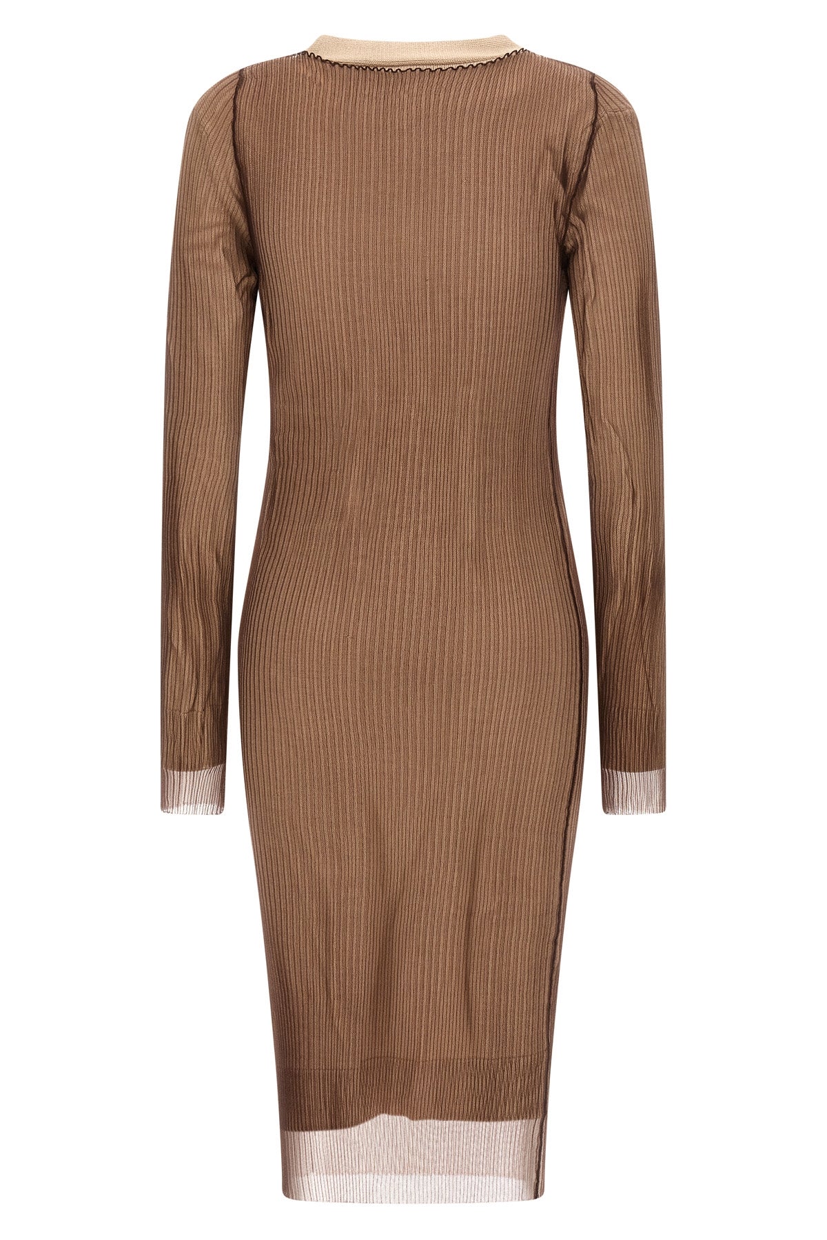 double layer midi dress
