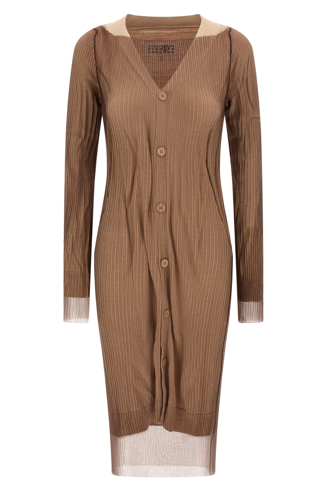 MM6 S double layer midi dress
