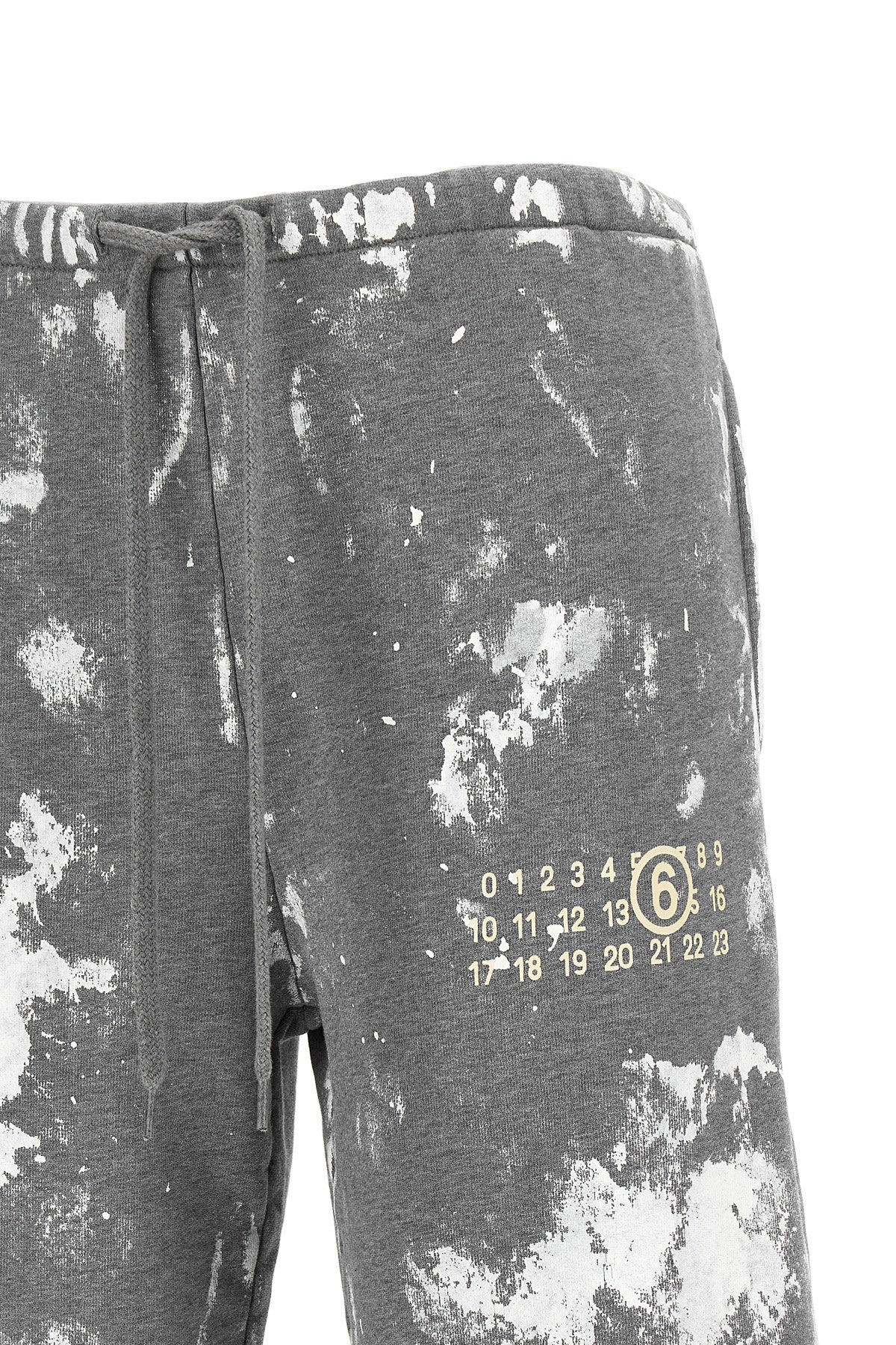 mélange cotton joggers