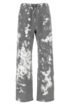 mélange cotton joggers
