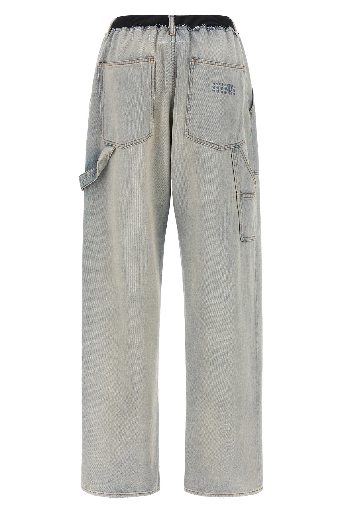 maison margiela mm6 jeans redefine utility clothing codes through a deconstructe